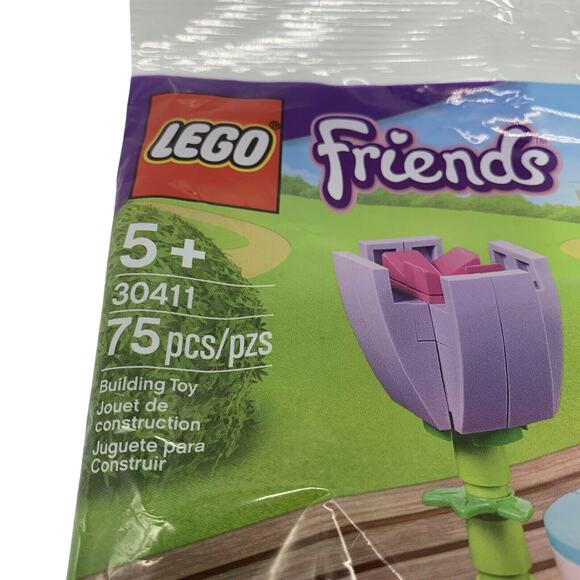 Lego Friends 30411 Spring Tulip & Heart Cupcakes 75 Pcs Building Toy Package NEW - Picture 2 of 3